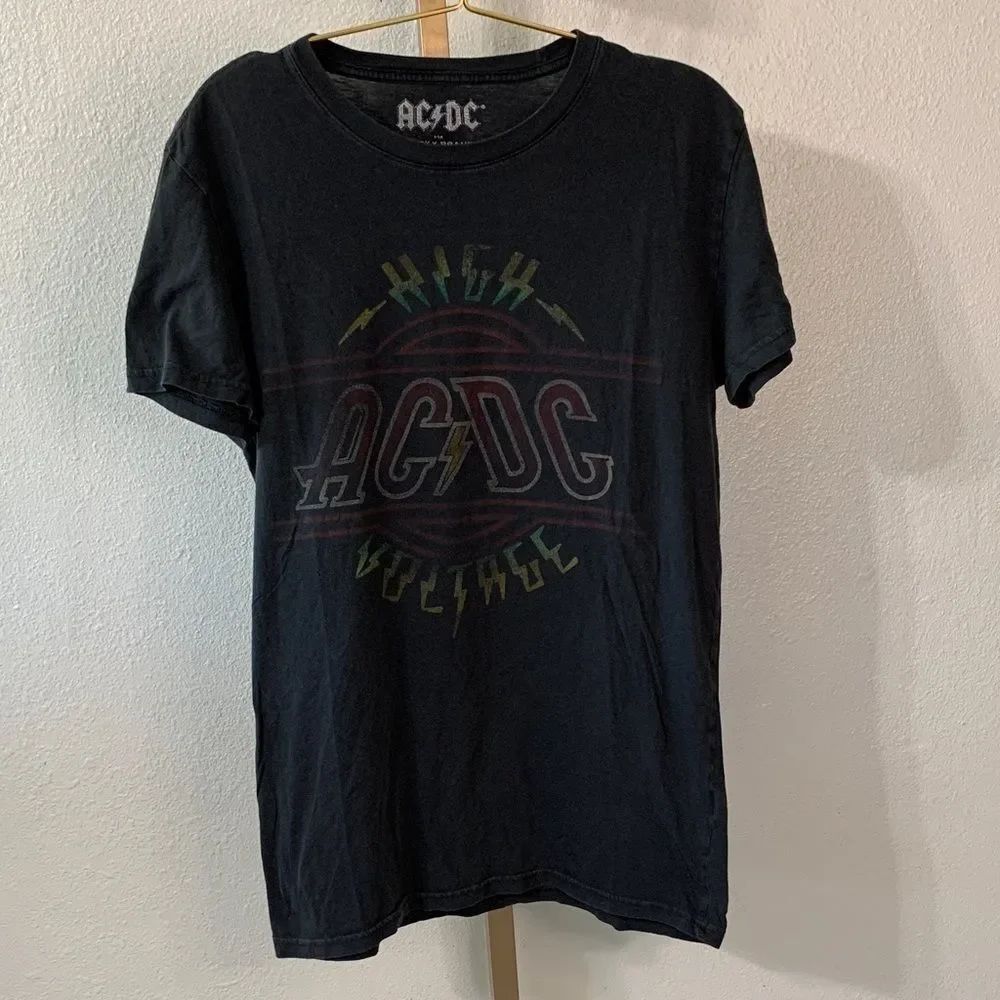 LUCKY BRAND-AC/DC High Voltage Graphic Tee - Black- Small